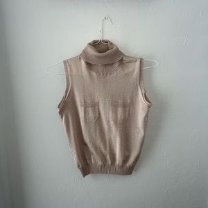 PAULE KA turtle neck sleeveless sweater